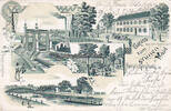 Castrop - Rauxel / Henrichenburg Ansichtskarte / Postkarte / Litho / Gruss zum grünen Wald / Henrichenburg -