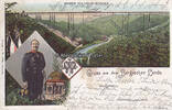 Müngsten / Wuppertal / Solingen / Remscheid Ansichtskarte / Postkarte / Kaiser - Wilhelm - Brücke / Gruss aus dem Bergischen -