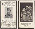 Drittes Reich / Glösingen 1942 Totenzettel / Sterbebild / Obergefr. Hugo... 3.47 £  +  8.67 £ shipping