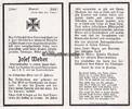 Drittes Reich / Rönkhausen - Sauerland 1943 Totenzettel / Sterbebild / J... 5.20 £  +  8.67 £ shipping