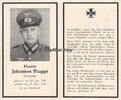 Drittes Reich 1942 Totenzettel / Sterbebild / Pionier Johannes Plugge, H... 3.47 £  +  8.67 £ shipping