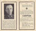Drittes Reich / Ludweiler - Warndt 1944 Totenzettel / Sterbebild / Franz... 3.47 £  +  8.67 £ shipping