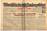 Drittes Reich / Westfalen 9.3.1944 Westf&auml;lische Landeszeitung Rote Erde ... 15.23 &pound;  +  10.16 &pound; shipping
