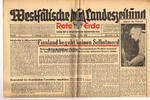 Drittes Reich / Westfalen 17.3.1944 Westf&auml;lische Landeszeitung Rote Erde... 15.23 &pound;  +  10.16 &pound; shipping