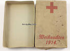 Deutsches Reich Geschenkpaket / Liebesgaben-Karton des Roten Kreuzes / Weihnachten 1914 -