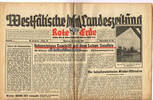 Drittes Reich / Westfalen Westfälische Landeszeitung Rote Erde / Amtliches Blatt der NSDAP -