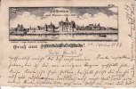 Offenbach Ansichtskarte/Gruß aus Offenbach a. Main!/Offenbach nach Merian i. Jahre 1640. -