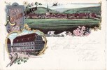 Angersbach/Wartenberg Litho/Gruss aus Angersbach/Gasthaus zur Post. -