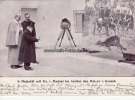 Deutsches Reich Ansichtskarte/Postkarte/S. Majestät mit Ex. v. Menzel im Atelier des Malers... -