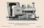 Hannover-Linden Ansichtskarte/Postkarte/Hanomag/Schmalspurige zweiachsige Baulokomotive für... -