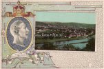 Deutsches Reich/Trier Prägekarte mit aufgeklebtem Bild/Rheinland: Trier./Wilhelm II. Deutscher... -