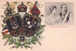 Deutsches Reich Prägekarte/Das Deutsche Kaiserpaar. -