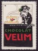 Deutsches Reich Reklamemarke/Chocolat Velim -