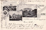 Herne / Westfalen Ansichtskarte / Postkarte / Gruss von Shamrock Herne/Herne/Westf./Zeche Shamrock/... -