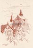 Enger Künstlerkarte/Tausendjahrfeier der Stadt Enger mit Sonderstempeln u. 6 Pf. ... -
