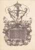 Deutsches Reich Künstler Schmuckblatt-Telegramm/Deutsche Reichspost/Entwurf Hanns Bastanier -