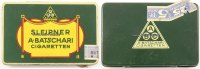 Deutsches Reich Zigarettendose/Blechdose/Sleipner A. Batschari Cigaretten/ABC/25 Sleipner -