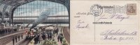 Hamburg Ansichtskarte/Postkarte/Leporello mit 10 Bildern/Hamburg-Hauptbahnhof ... -