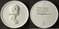 Meißen Porzellan Medaille / Porzellanmanufaktur Meissen / Friedrich von Schiller ... -