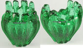 Murano / Venedig / Italien Rippenschale / Vase 'A bolle' / Paolo Venini -