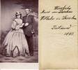 Preussen/Dortmund Carte de visite / CdV / Kabinettphoto / Marie Wieschahn,Wilhelm von Derschau -