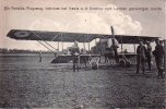 Deutsches Reich Ansichtskarte/Ein französ.Flugzeug,welches zum Landen gezwungen wurde -