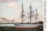 Deutsches Reich Ansichtskarte/Schulschiff der Seemannsschule auf Waltershof bei Hamburg(2000) -