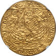 Great Britain Edward IV First Reign (1461-70) Gold Ryal (Rose-Noble) NGC AU-58