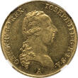 Austria 1786-A Joseph II Gold Double Ducat NGC MS-62