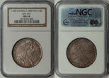 Great Britain 1700 William III Silver Half Crown First Bust NGC MS-64