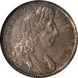 Great Britain 1700 William III Silver Half Crown First Bust NGC MS-64