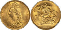 Great Britain 2 Pounds Great Britain 1887 Victoria Gold 2 Pounds PCGS MS-63+ PLUS! -