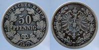 Deutschland 50 Pfennig 50 Pfennig 1877 B -