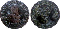 FRANCE Double Tournois 1629 A Louis XIII - DT type 6 ss-vz 39.01 £  +  8.19 £ shipping