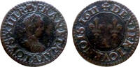 FRANCE Denier Tournois 1611 A Louis XIII - assez rare ss 39.01 £  +  8.19 £ shipping