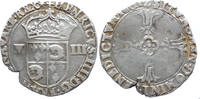FRANCE 1/8 écu 1601 Henri IV - Dauphiné - rare SS+ 195.06 £  +  8.19 £ shipping
