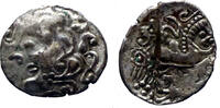 GAULE - Aulerques Diablinthes Au cavalier armé - votivmarken auf der Rückseite Statère 1 er siècle avant JC VZ