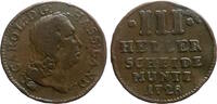 HESSEN-KASSEL III Heller 1728 Karl 1670-1730 S-SS 26.01 £  +  8.19 £ shipping
