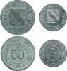 FRANCE 50 et 5 pfennig N.D. SAAR-BUCKENHEIM (SARRE-UNION) ss - vz 34.68 £  +  8.19 £ shipping