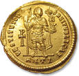 ROMAN EMPIRE AV gold solidus circa 364-367 A.D. Valens, Antioch mint - mintmark ANTI - EF++ light gold toning, minor contact marks
