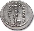 ROMAN REPUBLIC AR silver denarius 56 B.C. C. Memmius C.f., Rome mint - well centered example of this type - VF+ / EF-lightly toned