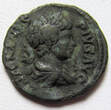 ROMAN EMPIRE AE limes or fourree denarius circa 202 A.D. Caracalla, Rome mint - PART MAX PONT TR P V - F