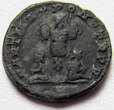 ROMAN EMPIRE AE limes or fourree denarius circa 202 A.D. Caracalla, Rome mint - PART MAX PONT TR P V - F