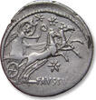 ROMAN REPUBLIC AR denarius 56 B.C. Faustus Cornelius Sulla, Rome VF+ lightly toned, couple of scratches on obverse,