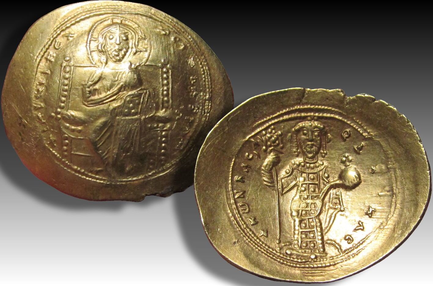 BYZANTINE EMPIRE AV gold histamenon nomisma 1059-1067 A.D.