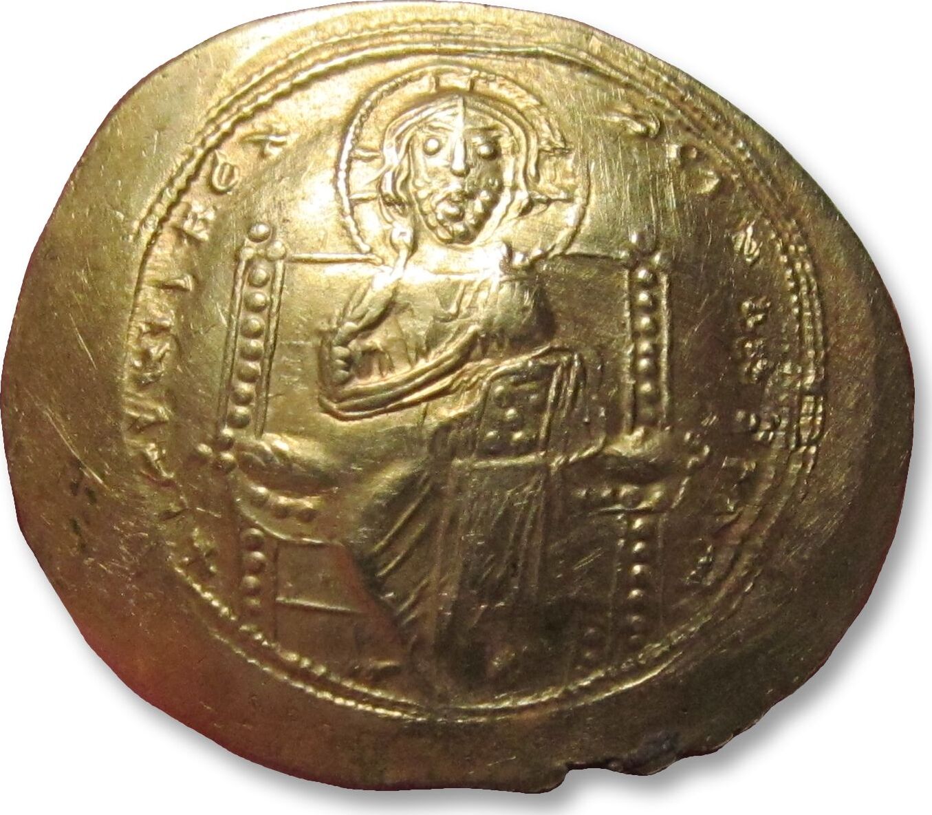 BYZANTINE EMPIRE AV gold histamenon nomisma 1059-1067 A.D.