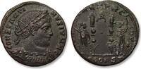 ROMAN EMPIRE AE (silvered) follis / nummus Constantine II as Caesar, Arelate (Arles), 2nd officina - mintmark SCONST - -