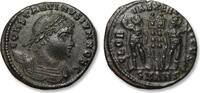 ROMAN EMPIRE AE (silvered) follis / nummus Constantine II as Caesar, Antioch mint, 2nd officina - mintmark SMANS - -