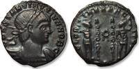 ROMAN EMPIRE AE (silvered) follis / nummus Constantine II as Caesar, Treveri (Trier) mint -