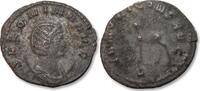 ROMAN EMPIRE AE/BI silvered antoninianus Cornelia Salonina, Rome mint - IVNONI CONS AVG, stag/goat reverse - zoo series -